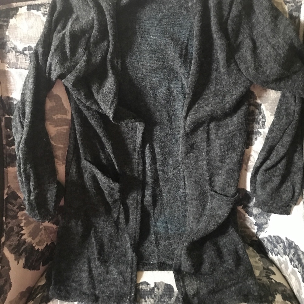 New Charcoal Grey Cardigan - Picture 7 of 8